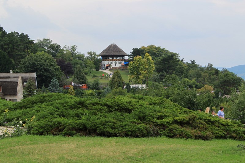 Blick zum Echo Restaurant in Tihany