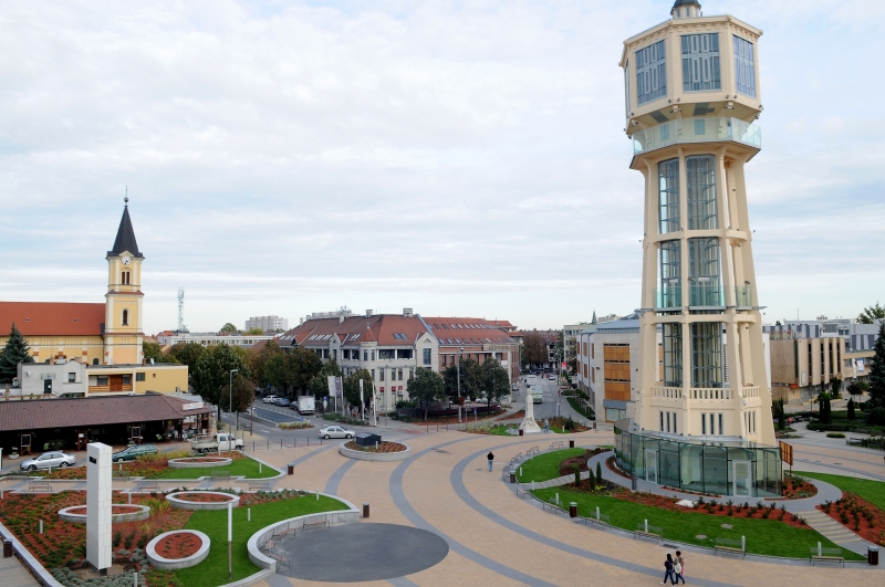 Der Fő tér in Siófok