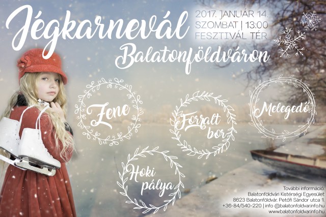 Eiskarneval mit Musik, Spaß, Eishockeyspielen in Balatonföldvár