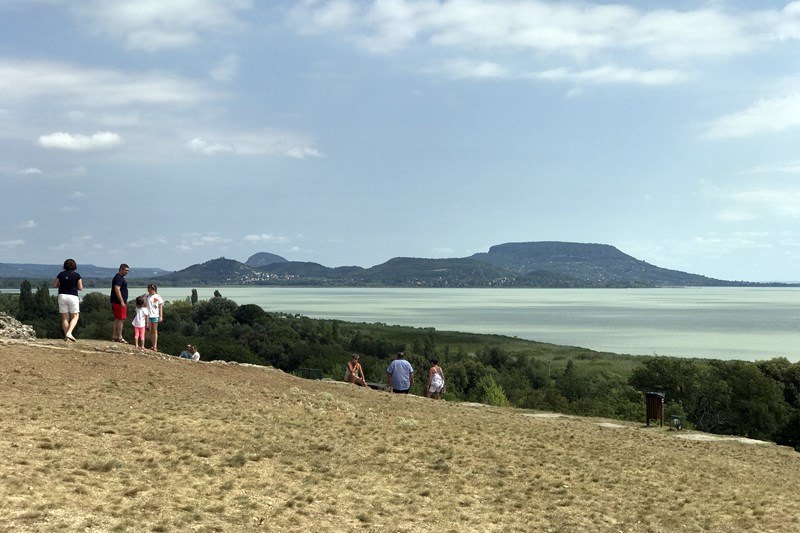 Blick über den Balaton in Richtung Badacsony, Foto: Sebastian Starke