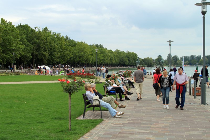 Uferpromenade in Balatonfüred, Foto: Sebastian Starke