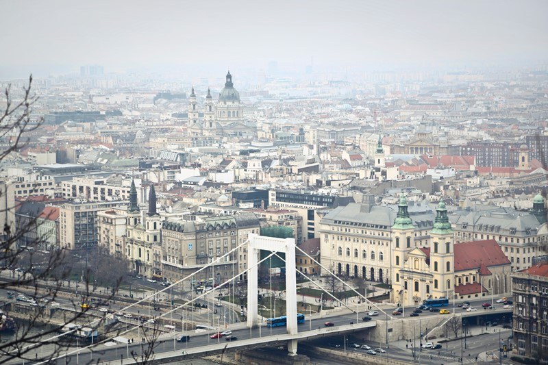 Blick über Budapest