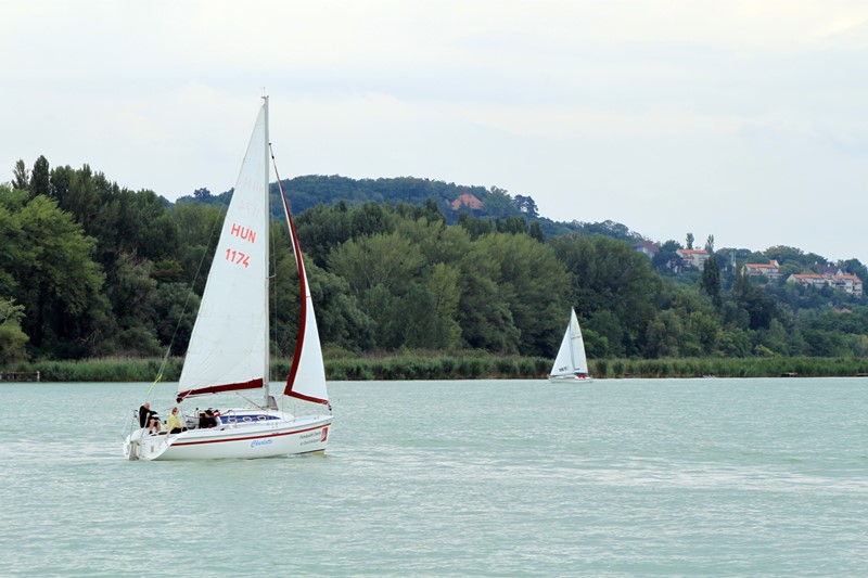 Segeleboot auf dem Balaton