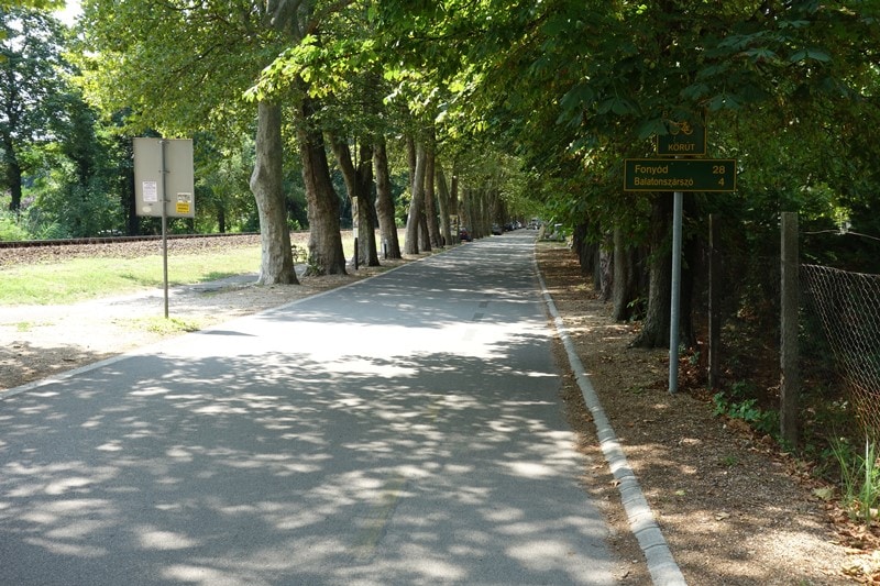 Teilabschnitt des Balaton-Radwegs, Foto: Sebastian Starke